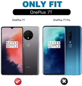 img 1 attached to 📱 Прозрачный чехол для телефона OnePlus 7T от Eouine с узором, ультратонкий, ударопрочный, мягкий гель из силикона TPU, задняя крышка-бампер для смартфона OnePlus 7T