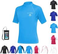 omgear rashguard swimsuit: premium upf 50+ mma bjj rash guard for optimal swimming, surfing, and watersport protection logo