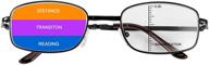 👓 blue light blocking folding progressive multifocal reading glasses readers logo