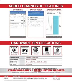 img 2 attached to Autel MaxiDiag Advanced MD808 Pro: All System OBDII Scanner with Oil & Battery Reset, Brake Pad Relearn, SAS, SRS, ABS, EPB, DPF, BMS