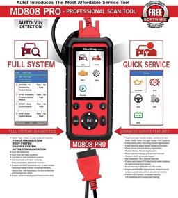 img 3 attached to Autel MaxiDiag Advanced MD808 Pro: All System OBDII Scanner with Oil & Battery Reset, Brake Pad Relearn, SAS, SRS, ABS, EPB, DPF, BMS