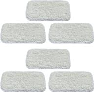 🧹 ssm-3006 replacement mop pads for sienna luna steam mop - 6 pack - compatible with microfiber - ideal for surrgound logo