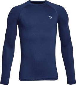 img 4 attached to Discover Top-notch Performance with BALEAF Boys' Youth Compression Shirts – Long Sleeve Undershirts for Optimal Baselayer Performance