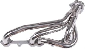 img 2 attached to 🔥 High-Performance Stainless Exhaust Manifold Header - Compatible with 1979-1990 Chevrolet Camaro and Buick V8 OHV (HDSPF82)