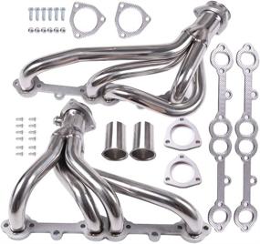 img 4 attached to 🔥 High-Performance Stainless Exhaust Manifold Header - Compatible with 1979-1990 Chevrolet Camaro and Buick V8 OHV (HDSPF82)