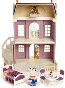 img 4 attached to 🏰 Discover the charm of Calico Critters Elegant Town Manor: A sophisticated playset for imaginative fun!