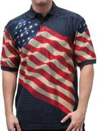 american summer waving flag shirt logo