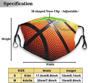 img 3 attached to Face_Mask Basketball Outdoor Headwear Reusable Occupational Health & Safety Products