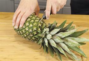 img 3 attached to Tomorrow's Kitchen Pineapple Corer, Slicer and Wedger: Perfect for Small, Medium and Large Pineapples!