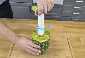 img 2 attached to Tomorrow's Kitchen Pineapple Corer, Slicer and Wedger: Perfect for Small, Medium and Large Pineapples!