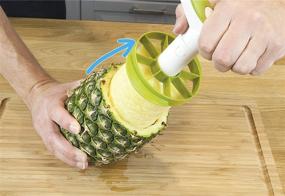 img 1 attached to Tomorrow's Kitchen Pineapple Corer, Slicer and Wedger: Perfect for Small, Medium and Large Pineapples!