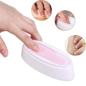 img 4 attached to 💅 Armear Fashion Nail Dipping Powder French Tray Manicure Mould Nail Dip Container: A Stylish and Convenient Must-Have for Flawless Manicures