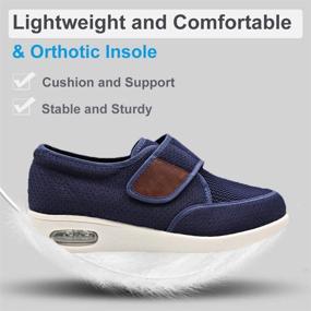 img 1 attached to Orthoshoes Breathable Lightweight Sneakers Fasciitis Women's Shoes in Athletic