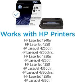 img 3 attached to 🖨️ HP Q5942A 42A Black Toner Cartridge