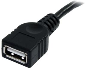 img 2 attached to StarTech.com 3 ft Black USB 2.0 Extension Cable A to A - M/F - Enhanced Connectivity with 3 ft USB A to A Extension Cord