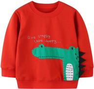 👦 excavate style with toddler crewneck sweatshirt: boys' fashion hoodies & sweatshirts. logo