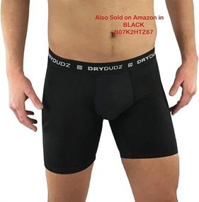 img 1 attached to Dry Dudz Men's Hydro-Tech Compression Short Navy: Enhanced Comfort for Active Men