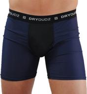 dry dudz men's hydro-tech compression short navy: enhanced comfort for active men logo