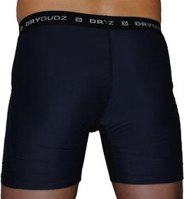 img 2 attached to Dry Dudz Men's Hydro-Tech Compression Short Navy: Enhanced Comfort for Active Men