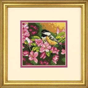 img 1 attached to Dimensions Chickadee Needlepoint Beginners Canvas