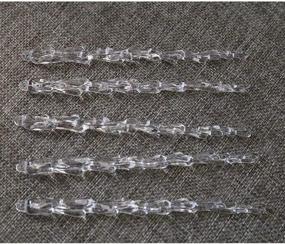 img 1 attached to ToBeIT Christmas Tree Icicles - Set of 50pcs Acrylic Icicle Ornaments for Christmas Decoration