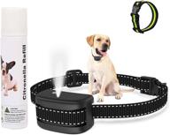 🐶 citronella bark control collar for dogs - includes 1xcitronella spray, waterproof & humane design, adjustable training collar, no electric shock anti-barking solution logo