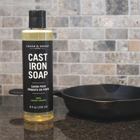 img 3 attached to 🧼 Caron & Doucet - Cast Iron Cleaning Soap: 100% Plant-Based Solution for Restoring, Removing Rust, and Care Before Seasoning - Skillets, Pans & Cast Iron Cookware (8 oz)