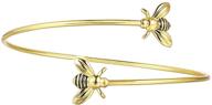 🐝 потрясающий набор украшений с пчелами: серьги, браслет и ожерелье "lazluvu подсолнухи и пчелы" - идеальный рождественский подарок для женщин и девочек. логотип