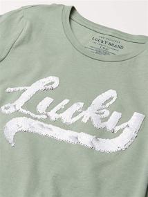 img 1 attached to 👚✨ Lucky Brand Reversible Sequin Girls' Clothing