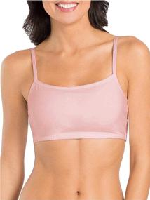 img 3 attached to Fruit Loom Spaghetti Sportsbra Heather Women's Clothing for Lingerie, Sleep & Lounge