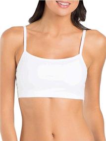 img 1 attached to Fruit Loom Spaghetti Sportsbra Heather Women's Clothing for Lingerie, Sleep & Lounge