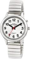 🕒 enhanced english talking watch for visually impaired senior women - day-date display and loud alarm clock by five senses 1391 logo