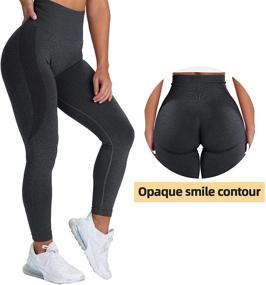 img 3 attached to 🍑 OUDOTA Tiktok Butt Leggings - Scrunch Butt, High Waisted, Seamless, Butt Lifting Yoga Pants for Women