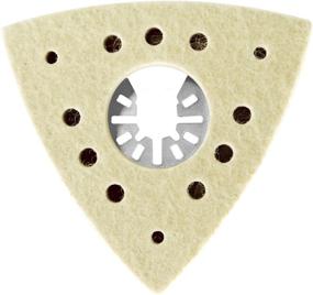 img 1 attached to 🛠️ Enhance Your Finishing Touches with Rockwell RW8940 Sonicrafter Oscillating Multitool Felt Polishing Pad - Universal Fit System, 2-Pack