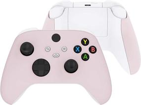 img 4 attached to 🌸 Enhance Your Xbox Gaming Experience with eXtremeRate Soft Touch Cherry Blossoms Pink Controller Shell and Faceplate for Xbox Series X/S - Controller NOT Included