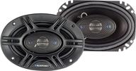 blaupunkt 4x6 комплект автомобильных акустических динамиков - 240 вт, 4-полосный коаксиальный, пакет из 2 логотип