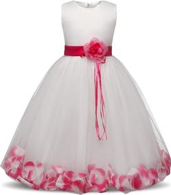 img 4 attached to 🌸 Stylish NNJXD Flower Dress for 6-24 Months: Perfect for Infant Baby Girls