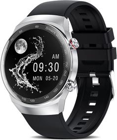 img 4 attached to ⌚ suinsist SmartWatch 2021: Звонки, фитнес и отслеживание сна, IP67 водонепроницаемый с HD сенсорным экраном