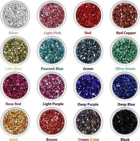 img 2 attached to 🌟 Irregular Metallic Sprinkles Tweezers for Scrapbooking & Stamping: Enhance Your Decoration!