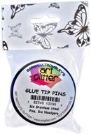 💫 sparkle and shine with art institute glitter pins kit - stainless steel pins and noodgers combo logo