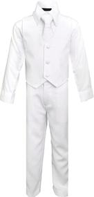 img 3 attached to 👔 Youth Boys' Black Tuxedo for Boys' Clothing in Suits & Sport Coats