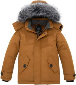 img 4 attached to 🧥 Boys' Waterproof Winter Coat: Wantdo Warm Thicken Puffer Jacket Parka with Hood, Quilted & SEO-Optimized