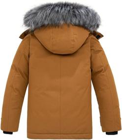 img 3 attached to 🧥 Boys' Waterproof Winter Coat: Wantdo Warm Thicken Puffer Jacket Parka with Hood, Quilted & SEO-Optimized