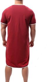 img 3 attached to YUFEIDA Nightshirt: Stylish and Comfortable Cotton Nightwear Nightgowns