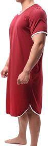 img 2 attached to YUFEIDA Nightshirt: Stylish and Comfortable Cotton Nightwear Nightgowns