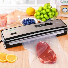 img 3 attached to 🔒 HUMSURE Vacuum Sealer Machine - High-Powered Automatic & Manual Food Vacuum Sealer with Superior Suction & Simple Operation, Compact Sous Vide Vacuum Sealer for Extended Food Preservation