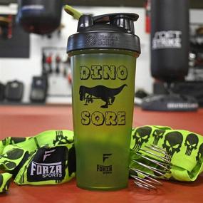 img 3 attached to 🦖 Blender Bottle x Forza Sports Classic 28 oz. Shaker - Dino Sore - Green: Powerful Mixing and Stylish Design!