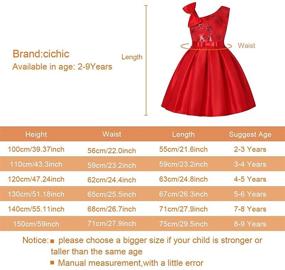 img 1 attached to Cichic Girls Dresses: Flower Girl Wedding Dress & Elegant Party Dresses (2-10 Years)