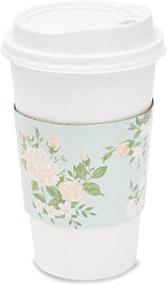 img 2 attached to Floral Coffee Sleeves Colors 100 Pack