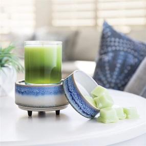img 3 attached to 🕯️ CANDLE WARMERS ETC Horizon: 2-in-1 Candle and Fragrance Warmer to Freshen Room with Scented Candles or Wax Melts